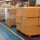 Batch-Picking Process boxes on pallet